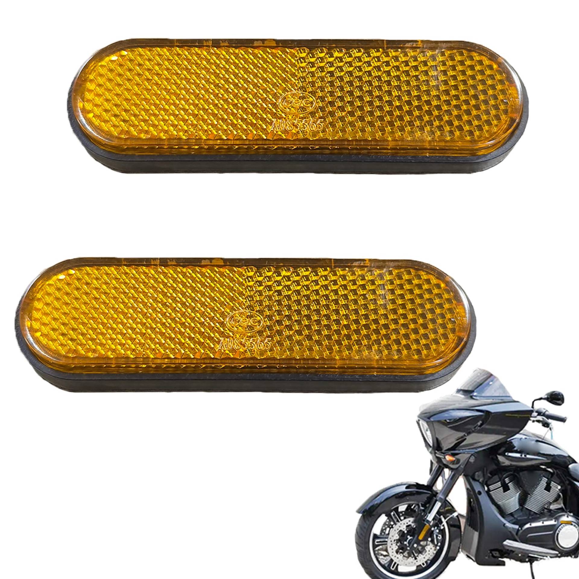 ZAHD 2 Stück 101 * 30 * 10mm Reflektor Rechteckiger Rechteckiger Reflektor Selbstklebend Motorrad Fahrrad Rückstrahler selbstklebend Rückstrahler Katzenauge Rear Reflektor Für Motorräder (Orange) ZAHD 2 Stück 101 * 30 * 10mm Reflektor Rechteckiger Rechteckiger Reflektor Selbstklebend Motorrad Fahrrad Rückstrahler selbstklebend Rückstrahler Katzenauge Rear Reflektor Für Motorräder (Orange) von ZAHD