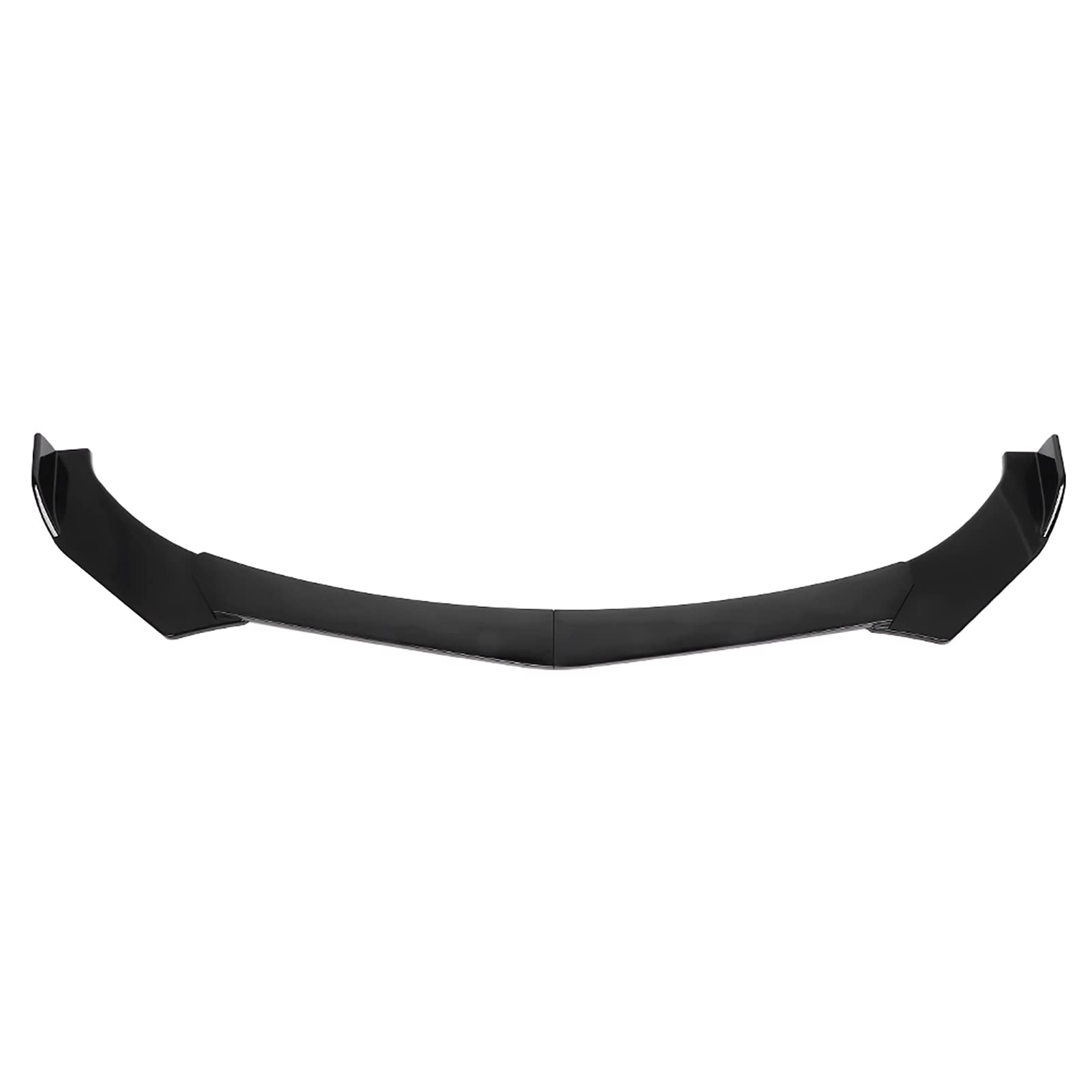 Front Lippenspoiler, Vordere Stoßfänger Lip Splitte Body Kit Spoiler Vordere Stoßfänger Lip Vordere Stoßstange Lip Splitter Glänzend Schwarze Universelle Anfälle für All Model Front Lippenspoiler, Vordere Stoßfänger Lip Splitte Body Kit Spoiler Vordere Stoßfänger Lip Vordere Stoßstange Lip Splitter Glänzend Schwarze Universelle Anfälle für All Model von ZAICOLER