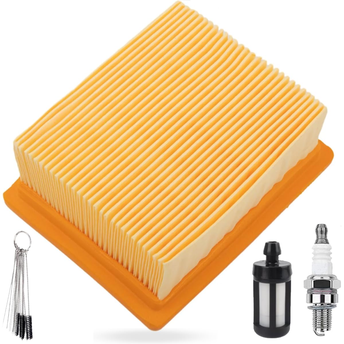 ZAMDOE Luftfilter für Stihl BR800 BR800C BR800X Laubbläser mit Benzinmotor, 4283-141-0300 4283-141-0300B Luftfilterersatz, mit Zündkerze, Kraftstofffilter ZAMDOE Luftfilter für Stihl BR800 BR800C BR800X Laubbläser mit Benzinmotor, 4283-141-0300 4283-141-0300B Luftfilterersatz, mit Zündkerze, Kraftstofffilter von ZAMDOE