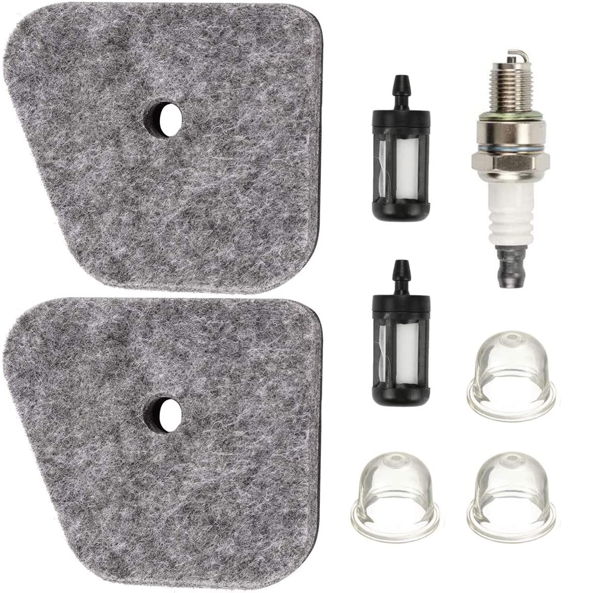 ZAMDOE Luftfilter für Stihl FS87 FS90 FS90R FS100 FS110 FS130 FS310 HL100 HL90 HL95 HT101 HT100 HT130 HT131 Fadentrimmer, ersetzt # 4180-120-1800, mit Kraftstofffilter Zündkerze ZAMDOE Luftfilter für Stihl FS87 FS90 FS90R FS100 FS110 FS130 FS310 HL100 HL90 HL95 HT101 HT100 HT130 HT131 Fadentrimmer, ersetzt # 4180-120-1800, mit Kraftstofffilter Zündkerze von ZAMDOE