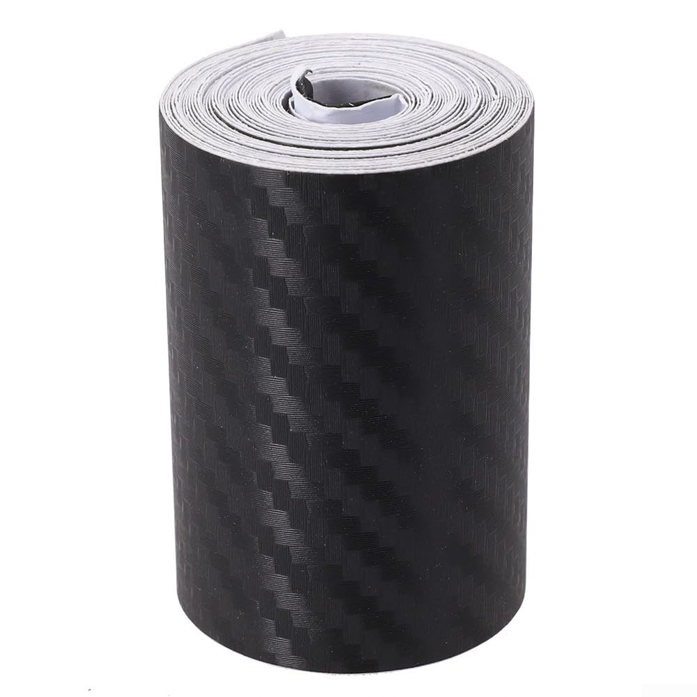 Wasserabweisendes Klebeband für Autotürschweller, mit stilvoller Kohlefaser-Optik (5 cm x 3 m) von ZAMETTER
