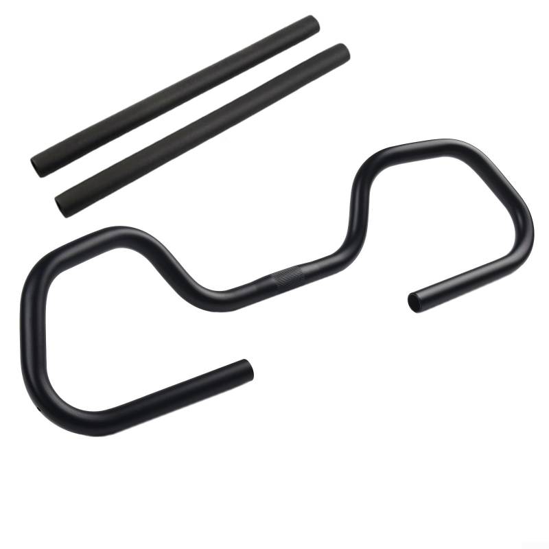 ZAMETTER 2 Griffe Fahrrad-Schmetterlingslenker Tourenfahrrad-Schmetterlingslenker Butterfly-Lenker Aus Aluminium von ZAMETTER