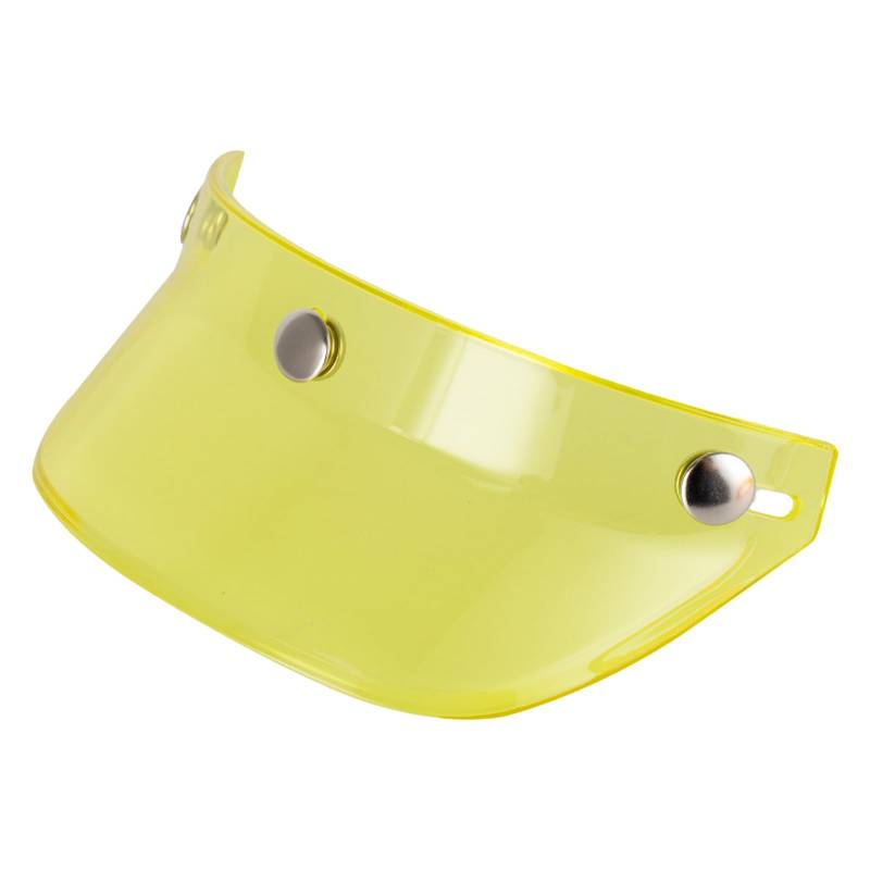 ZANGWAGRU 3 Snap Button Helm Visier Universeller Windschutz Windschutzmotorräder Zubehör Für Offene Gesichtsmotorräder Helm von ZANGWAGRU