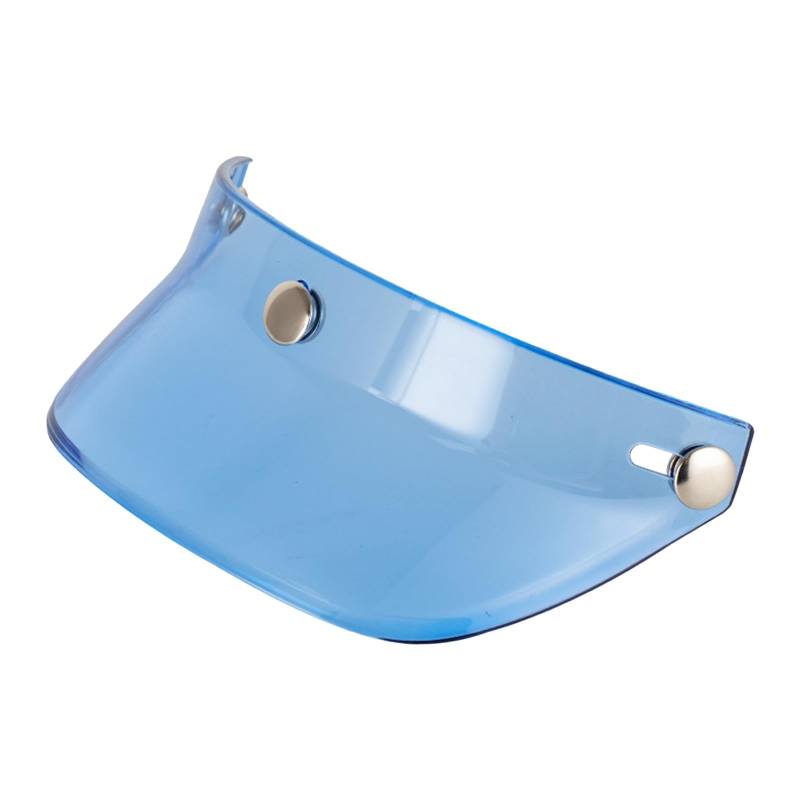 ZANGWAGRU 3 Snap Button Helm Visier Universeller Windschutz Windschutzmotorräder Zubehör Für Offene Gesichtsmotorräder Helm von ZANGWAGRU