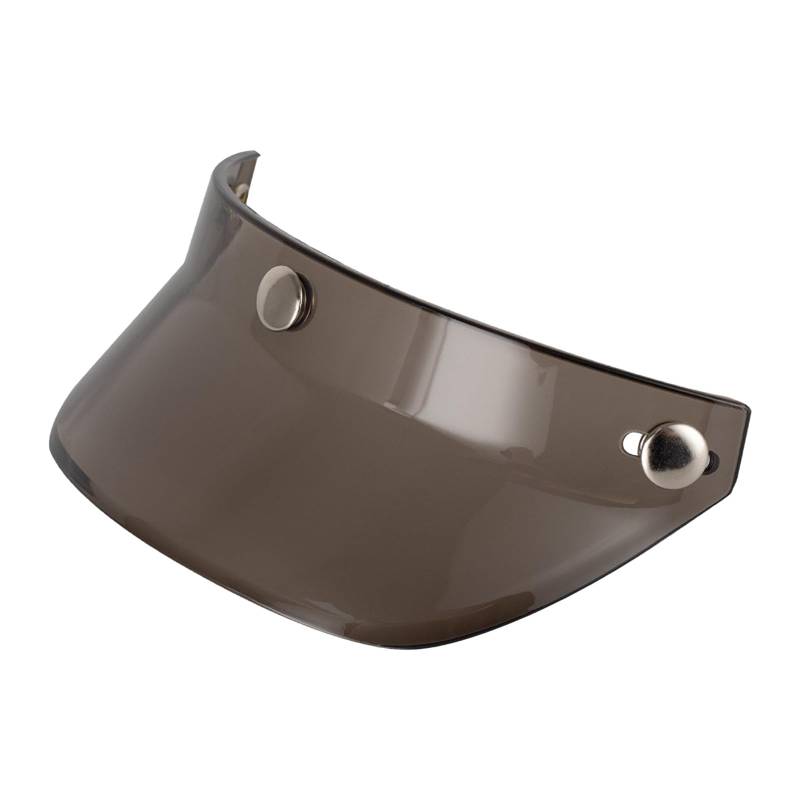 ZANGWAGRU 3 Snap Button Helm Visier Universeller Windschutz Windschutzmotorräder Zubehör Für Offene Gesichtsmotorräder Helm von ZANGWAGRU
