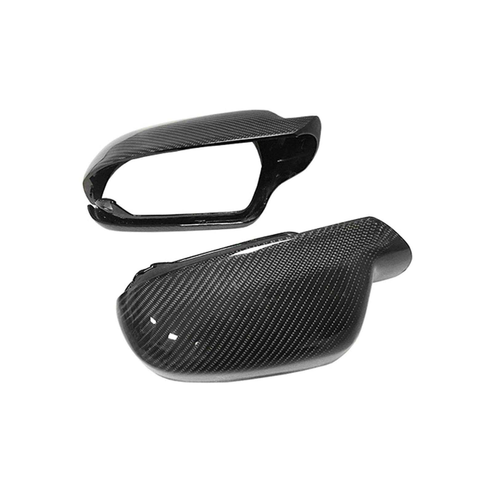 ZAPYVET, for, A3 2010-2013 A5 2010-2016 S5 RS3 RS4 RS5 2011-2016 Ersatz-Rückspiegelverkleidung, Spiegelabdeckungen aus echtem Carbon Autospiegelabdeckungen(Without Lane Assist) von ZAPYVET