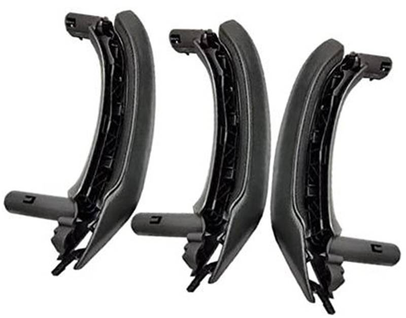 ZAPYVET, for, X3 X4 F25 F26 LHD RHD Innentürarmlehne Innenzuggriff mit Lederbezug Komplettset 2010–2016 Auto-Innentürgriff(Black) von ZAPYVET