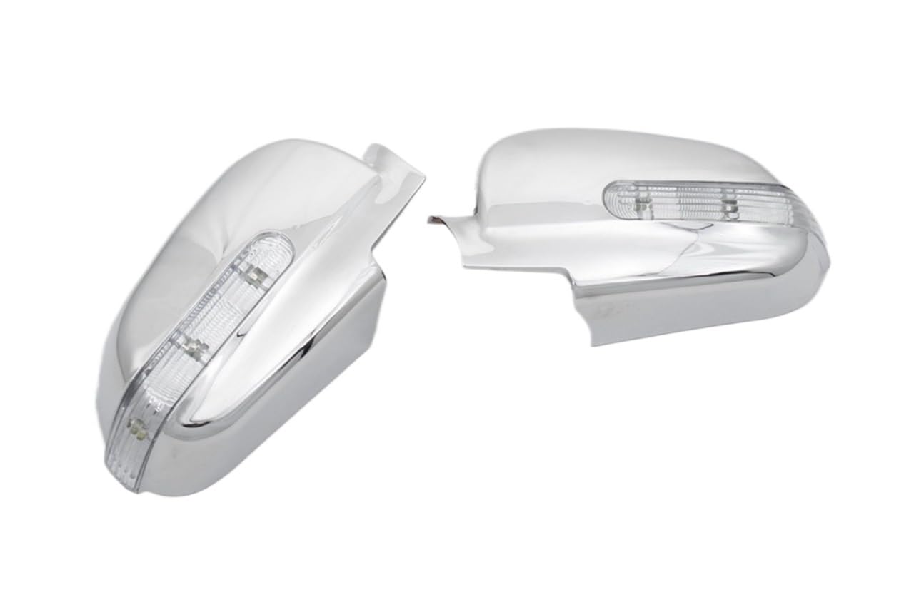 ZAPYVET, for Chevrolet, for Lacetti Optra 2006-2009, Chrom-Seitenspiegelabdeckung mit leichtem Seitenblinker Autospiegelabdeckungen ZAPYVET, for Chevrolet, for Lacetti Optra 2006-2009, Chrom-Seitenspiegelabdeckung mit leichtem Seitenblinker Autospiegelabdeckungen von ZAPYVET