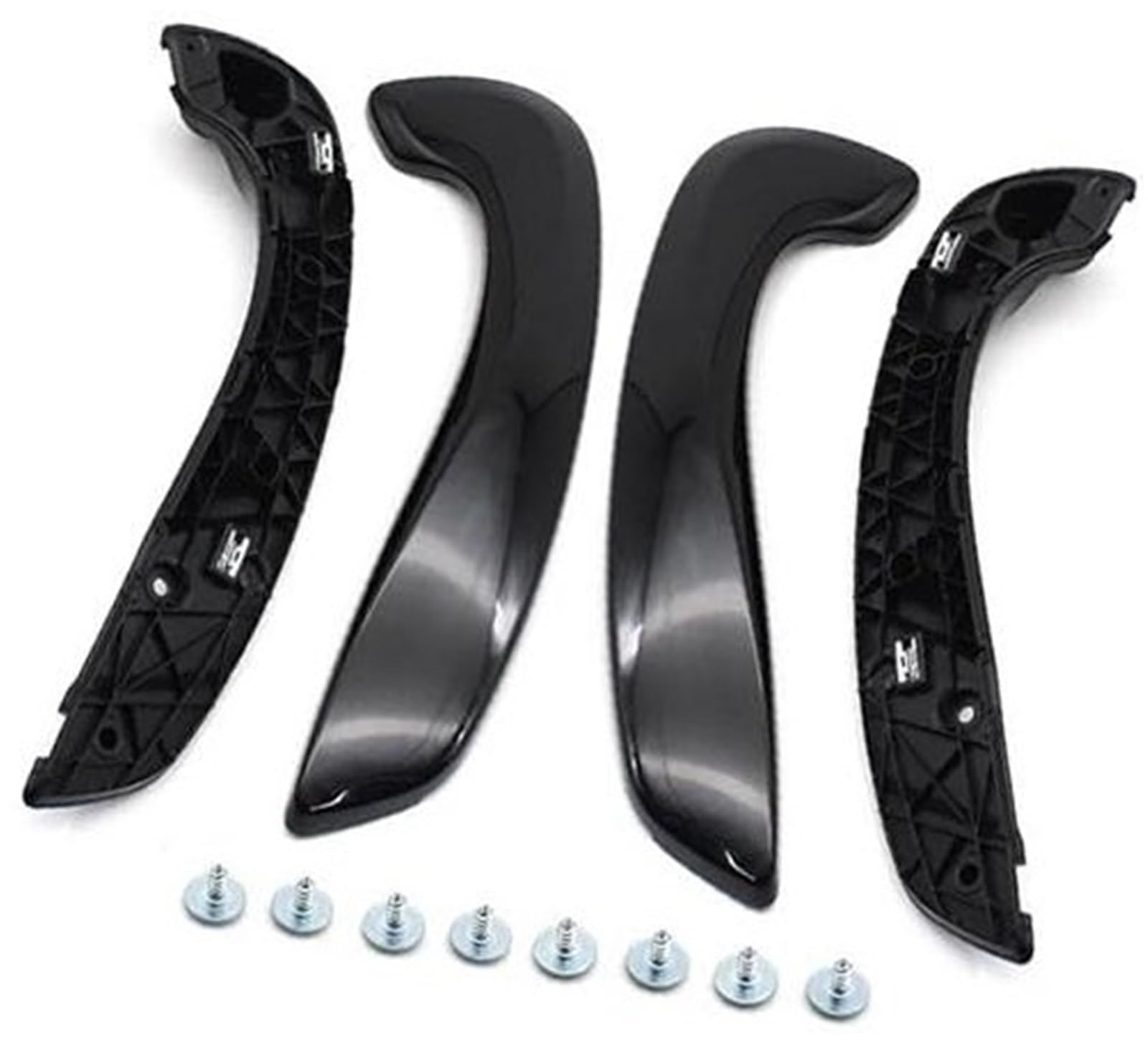 ZAPYVET, for Renault, for Megane 3 MK3 2008-2016 for Fluence 2009-2016 Innenraum Auto vorne Links rechts Innentür Zuggriff Haltesatz 809540001R 809600007R Auto-Innentürgriff(Black Piano-Black 4pcs) von ZAPYVET