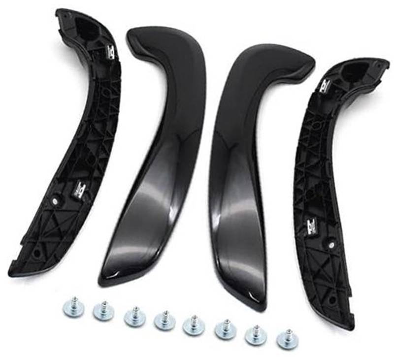 ZAPYVET, for Renault, for Megane 3 MK3 2008-2016 for Fluence 2009-2016 Innenraum Auto vorne Links rechts Innentür Zuggriff Haltesatz 809540001R 809600007R Auto-Innentürgriff(Black Piano-Black 4pcs) von ZAPYVET