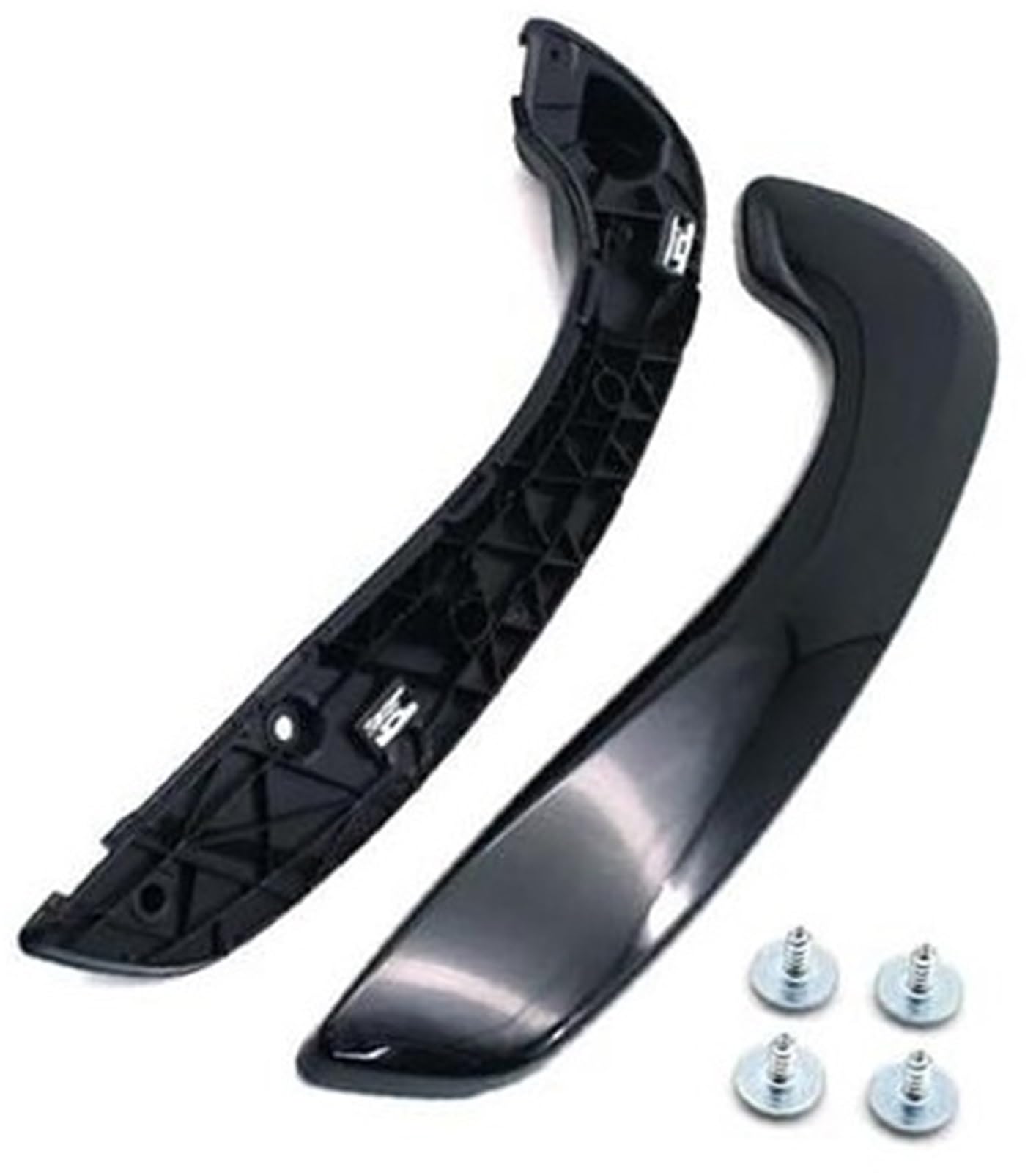 ZAPYVET, for Renault, for Megane 3 MK3 2008-2016 for Fluence 2009-2016 Innenraum Auto vorne Links rechts Innentür Zuggriff Haltesatz 809540001R 809600007R Auto-Innentürgriff(Black Piano Black-l) von ZAPYVET