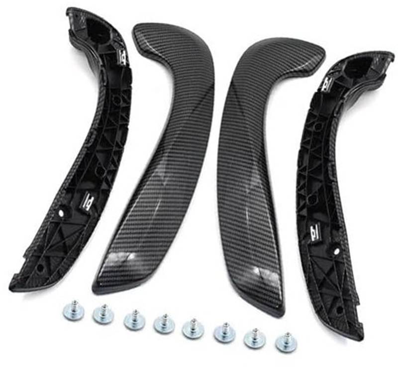ZAPYVET, for Renault, for Megane 3 MK3 2008-2016 for Fluence 2009-2016 Innenraum Auto vorne Links rechts Innentür Zuggriff Haltesatz 809540001R 809600007R Auto-Innentürgriff(Carbonfiber 4pcs) von ZAPYVET