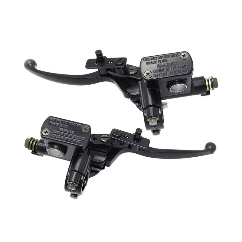 ZAPYVET 1 Paar Universal, for 50-250CC Moto Bremspumpe Buggy Scooter Zylinder Hydraulikpumpe Kupplungsgriff Zubehör Motorrad Bremshebel Motorrad-Handbremse von ZAPYVET