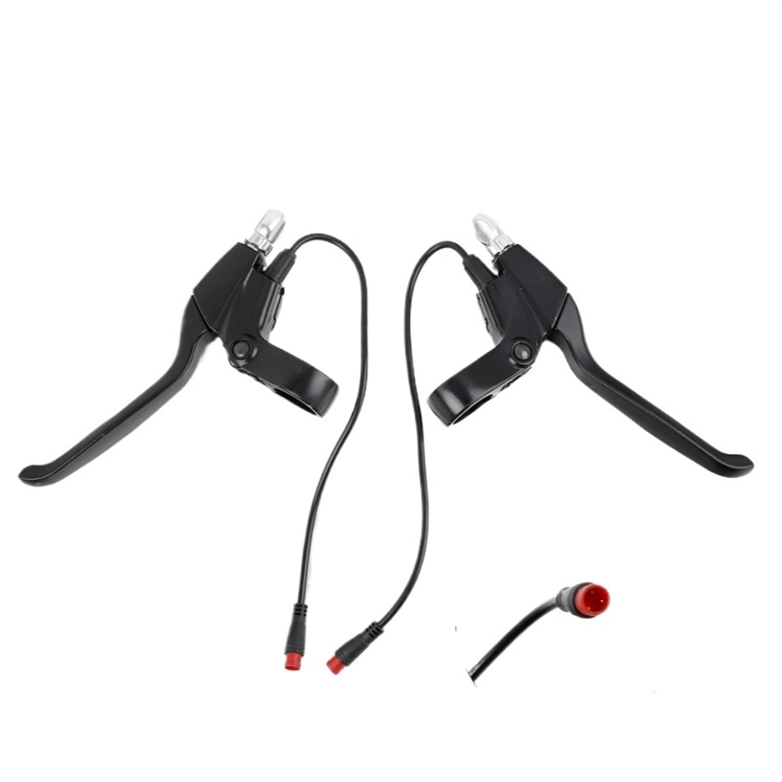 ZAPYVET 1 Paar Universal-Bremshebel for Elektroroller, abgeschnittener Power-Griff, Lenkerzubehör, for die meisten E-Bikes Handbremse für Elektroroller(1 Pair Long) von ZAPYVET