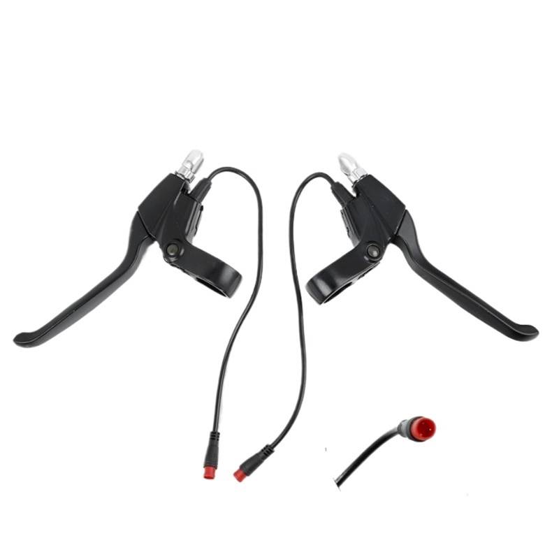 ZAPYVET 1 Paar Universal-Bremshebel for Elektroroller, abgeschnittener Power-Griff, Lenkerzubehör, for die meisten E-Bikes Handbremse für Elektroroller(1 Pair Long) von ZAPYVET