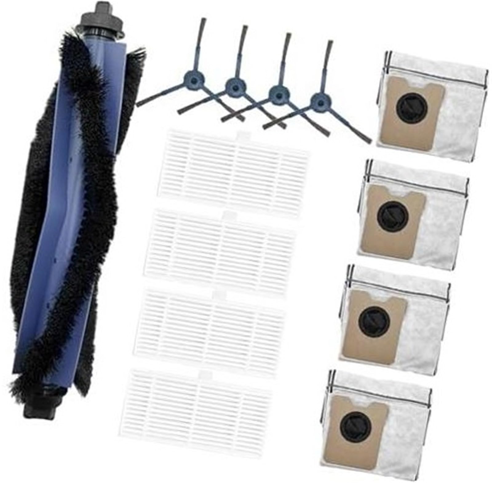 ZAPYVET 13er-Pack Ersatzteile for Eufy, Omni C20, Staubsauger-Zubehör-Kits, 4 Seitenbürsten, 4 Filter, 1 Rollbürste, 4 Staubbeutel Roboterstaubsauger-Ersatzset ZAPYVET 13er-Pack Ersatzteile for Eufy, Omni C20, Staubsauger-Zubehör-Kits, 4 Seitenbürsten, 4 Filter, 1 Rollbürste, 4 Staubbeutel Roboterstaubsauger-Ersatzset von ZAPYVET