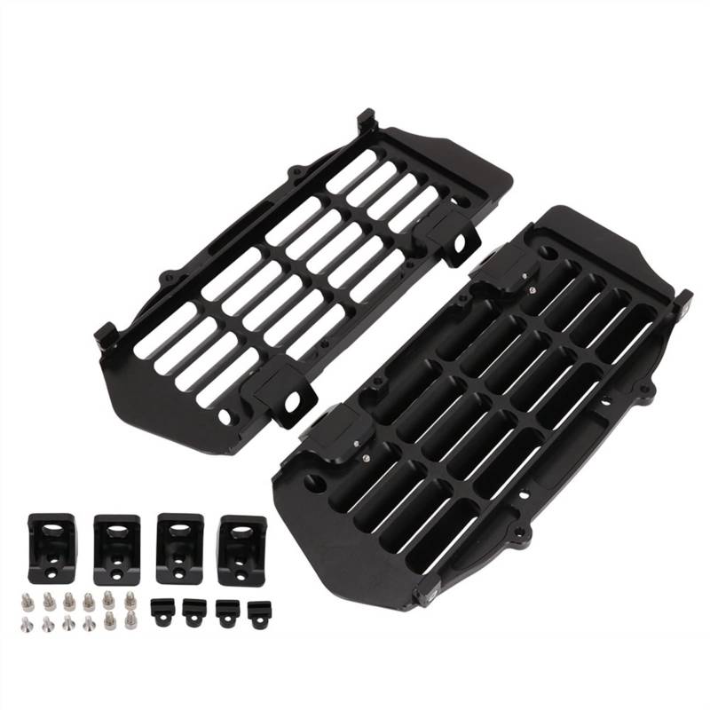 ZAPYVET 2 Motorradkühler Wassertank Kühlung Kühler, for 125-500 SXF 2019-2021 EXC 125 250 450-500 2020-2021 TC FC TE FE MC EC Motorrad-Wasserkühler(Black) von ZAPYVET
