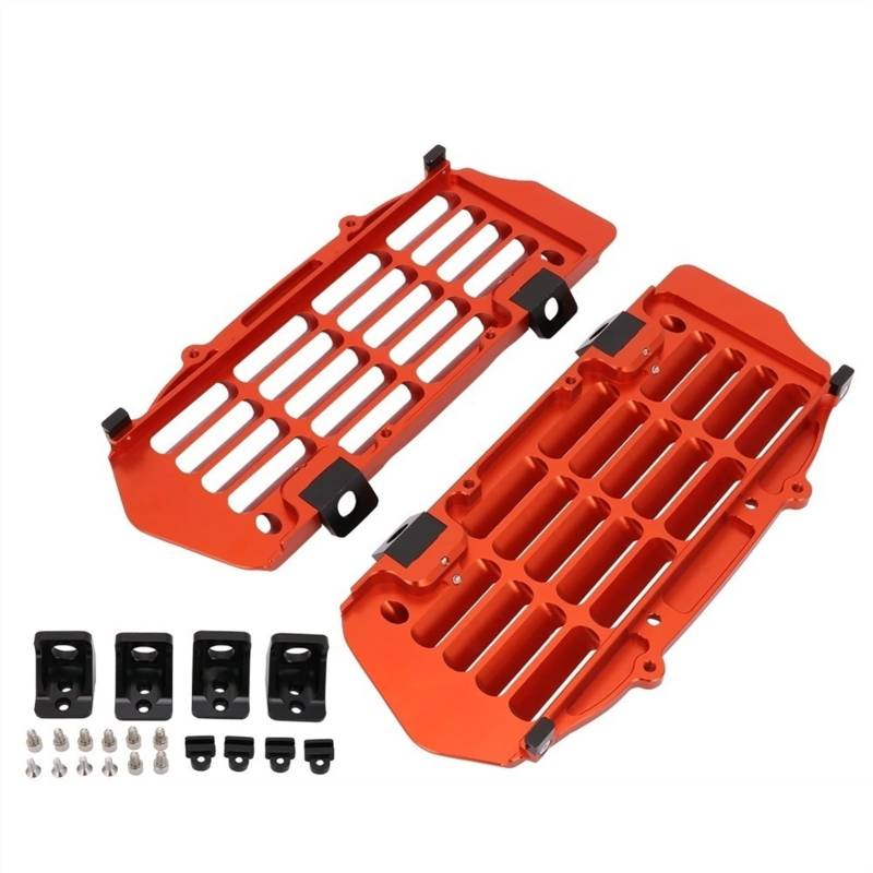 ZAPYVET 2 Motorradkühler Wassertank Kühlung Kühler, for 125-500 SXF 2019-2021 EXC 125 250 450-500 2020-2021 TC FC TE FE MC EC Motorrad-Wasserkühler(Orange) von ZAPYVET