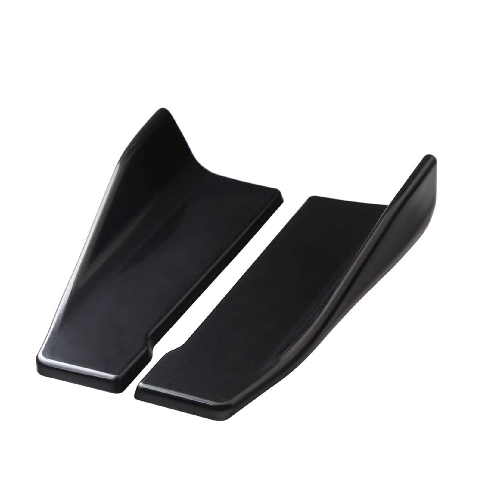 ZAPYVET 2 STÜCKE Universal Auto Stoßstange Spoiler Hinten Lippe Winkel Splitter Winglet Flügel Auto Anti-crash Modifizierte Auto Karosserie Seitenschweller Oc11 Autospoilerverkleidung(35cm bright blac ZAPYVET 2 STÜCKE Universal Auto Stoßstange Spoiler Hinten Lippe Winkel Splitter Winglet Flügel Auto Anti-crash Modifizierte Auto Karosserie Seitenschweller Oc11 Autospoilerverkleidung(35cm bright blac von ZAPYVET
