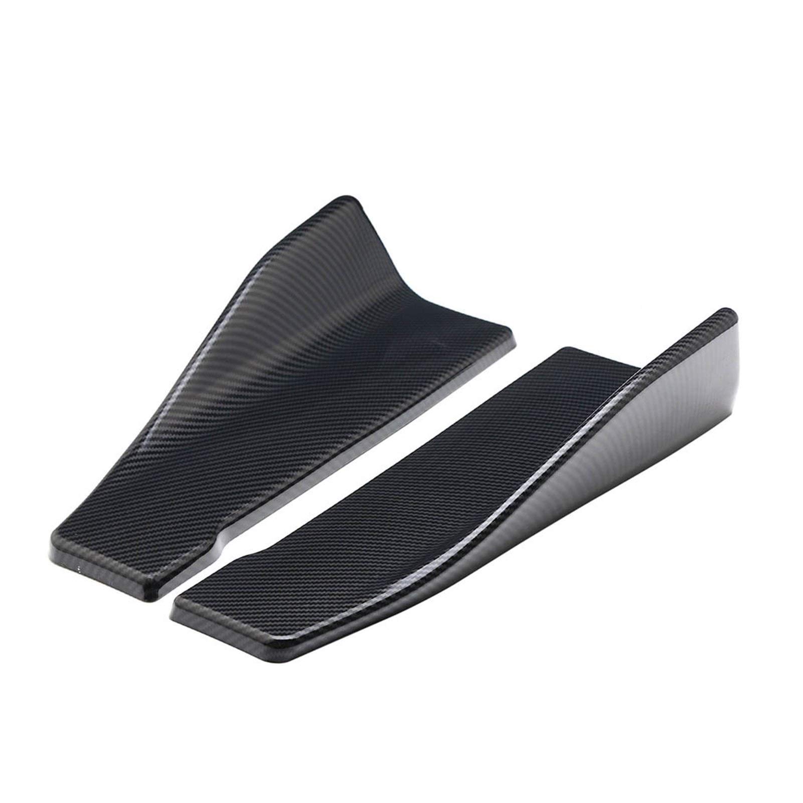 ZAPYVET 2 STÜCKE Universal Auto Stoßstange Spoiler Hinten Lippe Winkel Splitter Winglet Flügel Auto Anti-crash Modifizierte Auto Karosserie Seitenschweller Oc11 Autospoilerverkleidung(35cm carbon patt ZAPYVET 2 STÜCKE Universal Auto Stoßstange Spoiler Hinten Lippe Winkel Splitter Winglet Flügel Auto Anti-crash Modifizierte Auto Karosserie Seitenschweller Oc11 Autospoilerverkleidung(35cm carbon patt von ZAPYVET