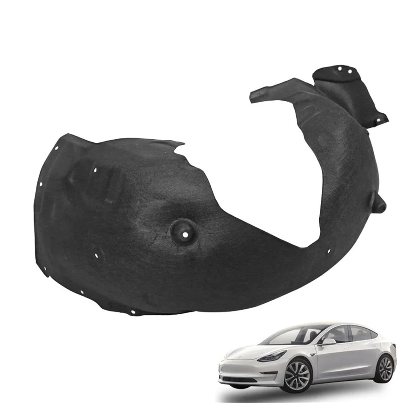 ZAPYVET 2 Stück Vorderrad-Schalldämmmatten, for Tesla, for Modell 3, schalldichtes Schutzpolster, Audio-Geräuschdämmung, Dämpfung Motor-Hitzeschutzmatte ZAPYVET 2 Stück Vorderrad-Schalldämmmatten, for Tesla, for Modell 3, schalldichtes Schutzpolster, Audio-Geräuschdämmung, Dämpfung Motor-Hitzeschutzmatte von ZAPYVET