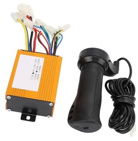 ZAPYVET 24V 350W Bürstenmotor-Drehzahlregler und Gasgriff-Set, for elektrische Dreiräder, Roller Elektroroller-Controller von ZAPYVET