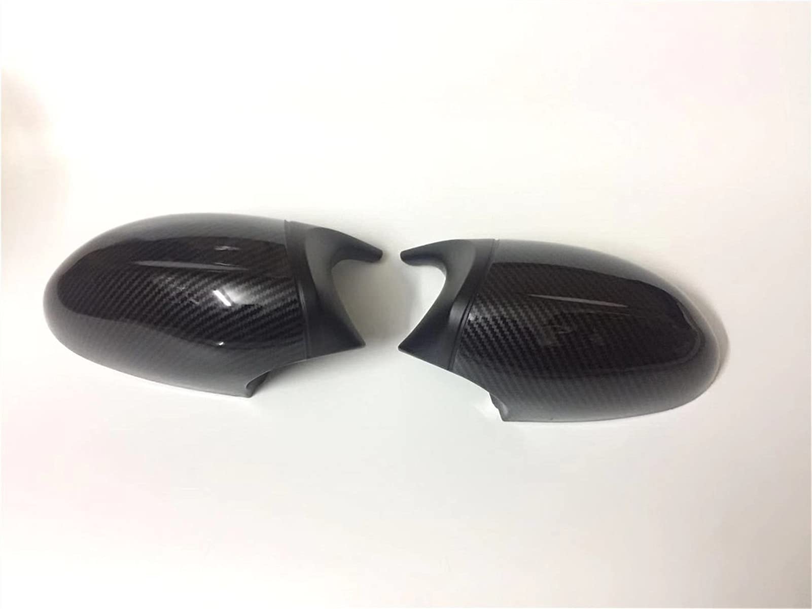 ZAPYVET 2PCS Carbon Fiber ABS Spiegel Abdeckung E90 Auto Rückspiegel Kappe Abdeckung Direkter Ersatz, for, e90 E91 2005-2007 E92 E93 06-09 LCI Autospiegelabdeckungen(Carbon Fiber) von ZAPYVET
