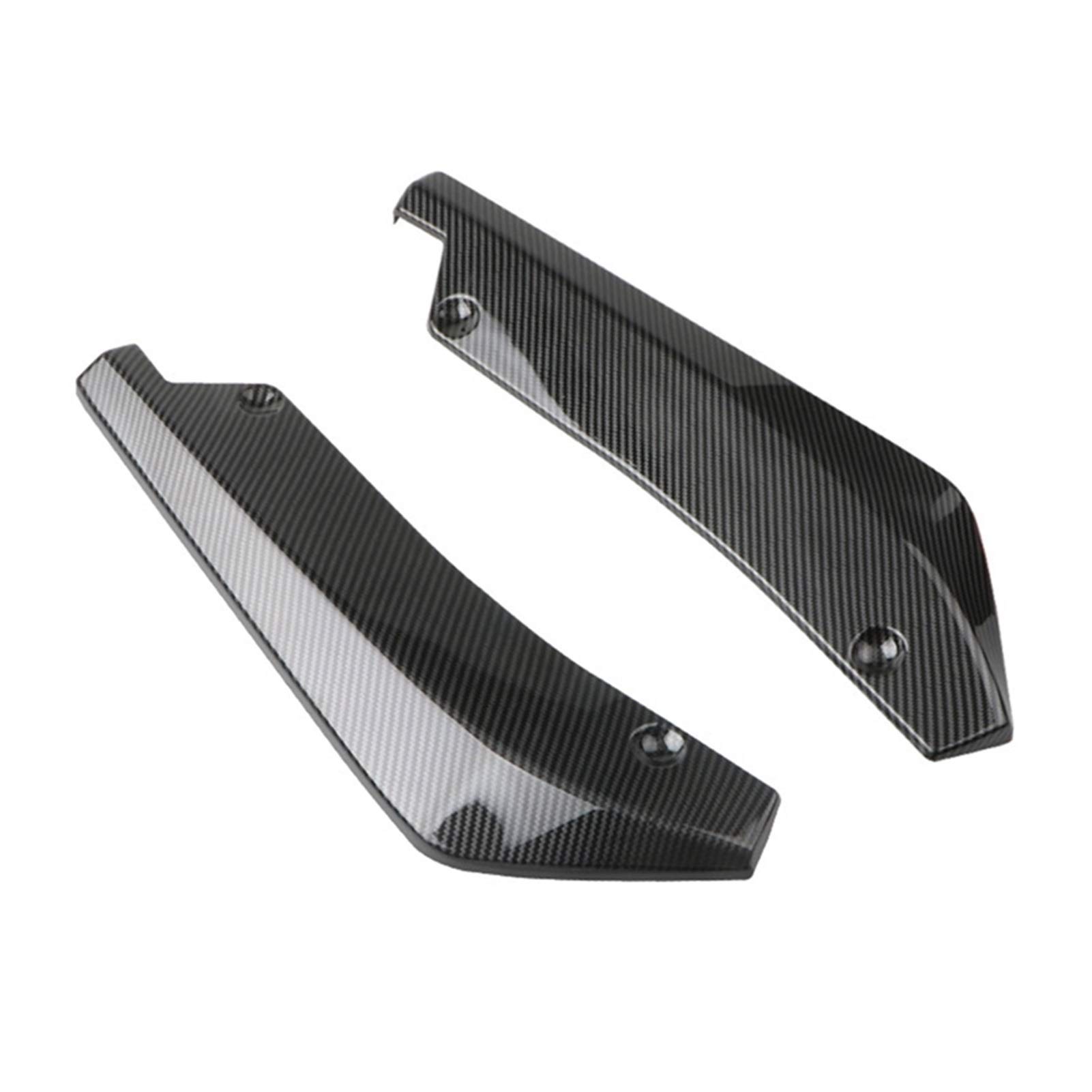 ZAPYVET 2Pcs Universal Auto Heckspoilerlippe Spoiler Stoßstange Diffusor Splitter Anti Scratch Protector Auto Exterior Zubehör Autospoilerverkleidung ZAPYVET 2Pcs Universal Auto Heckspoilerlippe Spoiler Stoßstange Diffusor Splitter Anti Scratch Protector Auto Exterior Zubehör Autospoilerverkleidung von ZAPYVET
