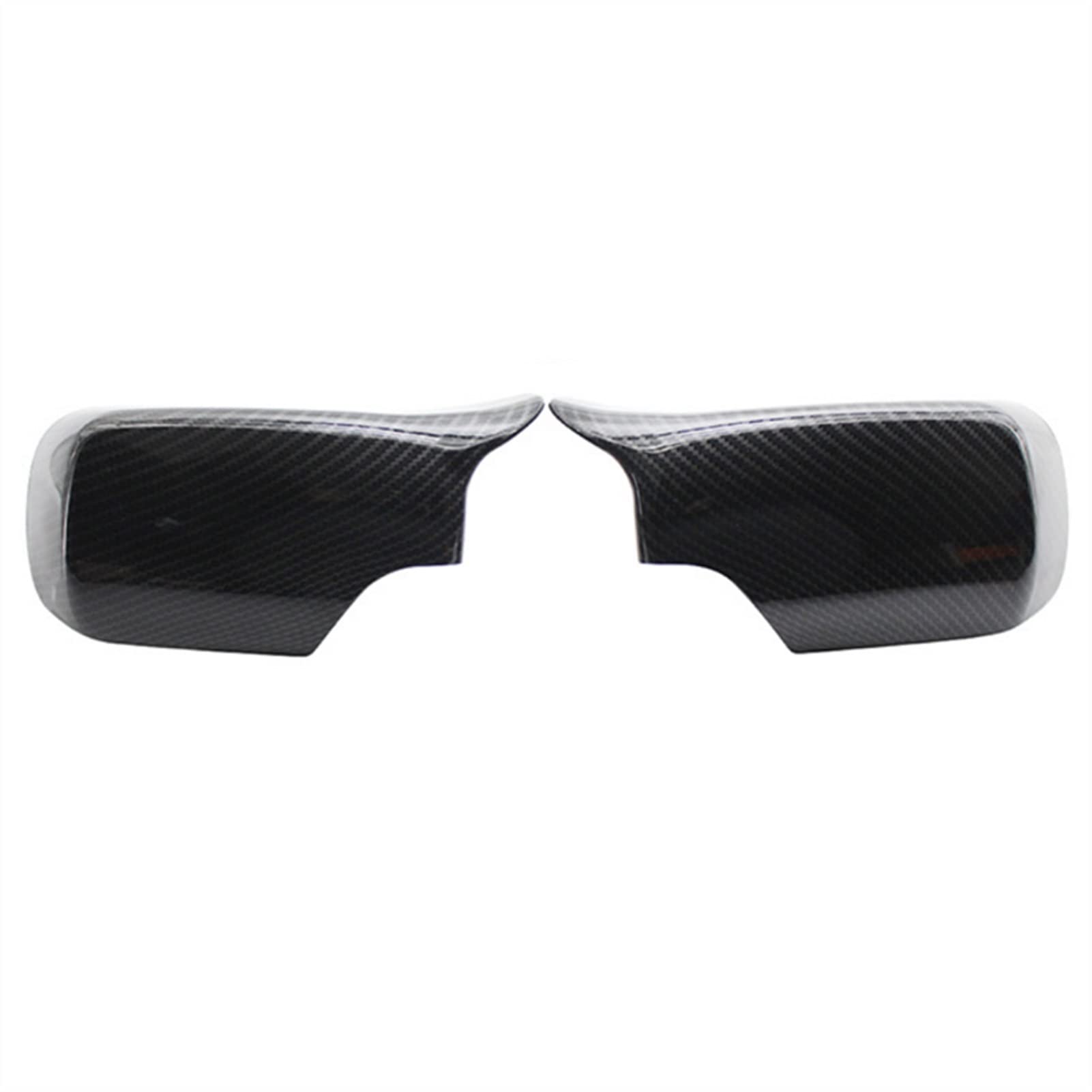 ZAPYVET 2X Car Side Rear View Mirror Cover Cap Shell Replacement, for, E46 E39 1998-2005 Autospiegelabdeckungen(Carbon Fiber Look) von ZAPYVET