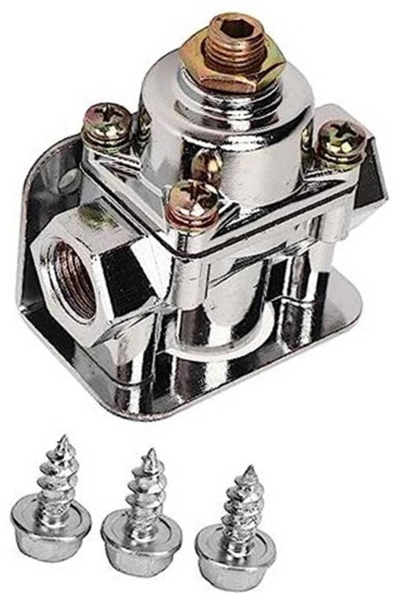 ZAPYVET 3/8 Zoll Anschluss Vergaser Kraftstoffventil Präzise Steuerung 9 PSI 12 803 Kraftstoffdruckregler aus Zinklegierung von ZAPYVET