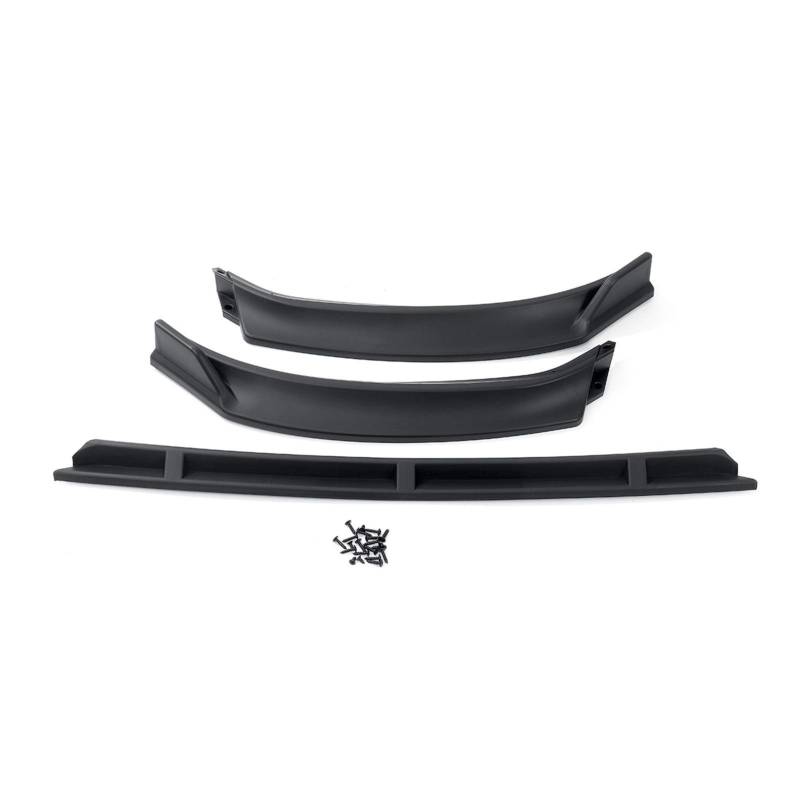 ZAPYVET 3-teiliges Auto-Frontstoßstangen-Splitter-Spoiler-Diffusor-Deflektorlippen Mattschwarz, for VW, for Golf, MK7 2014-2017 Autospoilerverkleidung von ZAPYVET