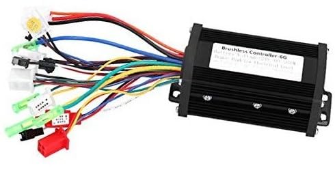 ZAPYVET 350 W 24 V/48 V/64 V elektrischer bürstenloser Reglermotor 6-Röhren-Sinus-Stummschaltung Vollintelligenter bürstenloser Drehzahlregler for Elektroroller(24 V-48 V) Elektroroller-Controller von ZAPYVET