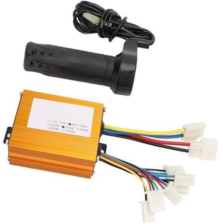 ZAPYVET 36 V 350 W Bürstenloser Controller for Elektroroller, Gasgriffsatz mit geriffeltem Design und hoher Temperaturbeständigkeit, for elektrisches Dreirad Elektroroller-Controller von ZAPYVET