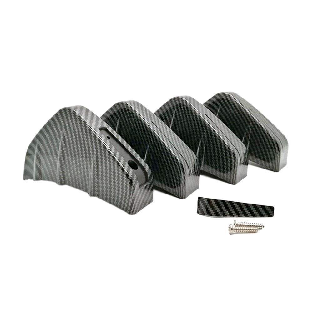 ZAPYVET 4 Pcs Carbon Stil Universal Auto Hinten Unten Stoßstange Diffusor Fin Spoiler Lip Flügel Splitter Autospoilerverkleidung ZAPYVET 4 Pcs Carbon Stil Universal Auto Hinten Unten Stoßstange Diffusor Fin Spoiler Lip Flügel Splitter Autospoilerverkleidung von ZAPYVET