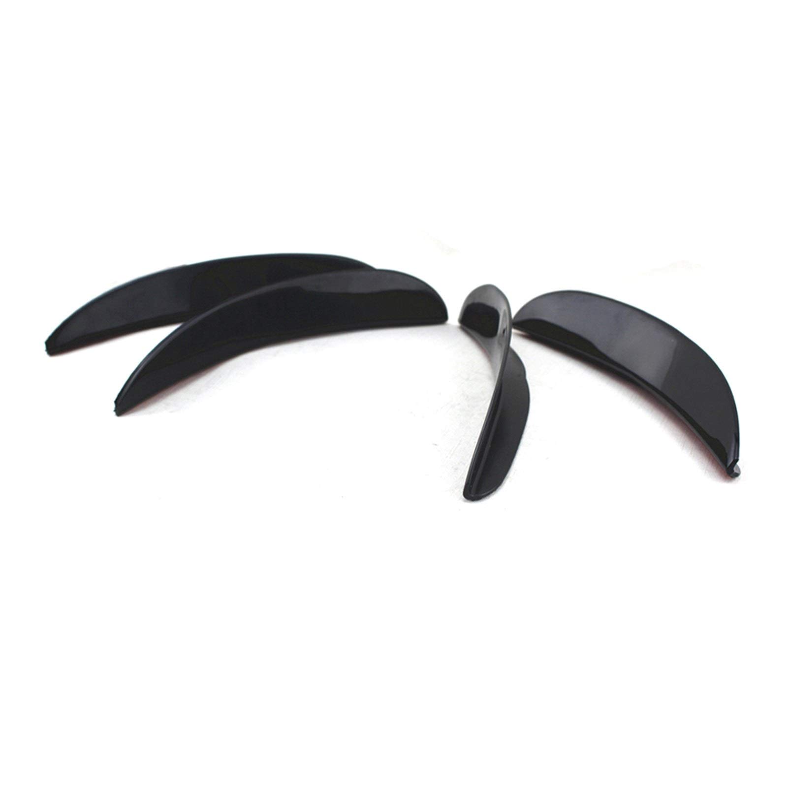 ZAPYVET 4 stücke 20cm Universal Schwarz Auto Vorderen Stoßfänger Flossen Spoiler Refit Canards Auto Dekoration Autospoilerverkleidung ZAPYVET 4 stücke 20cm Universal Schwarz Auto Vorderen Stoßfänger Flossen Spoiler Refit Canards Auto Dekoration Autospoilerverkleidung von ZAPYVET