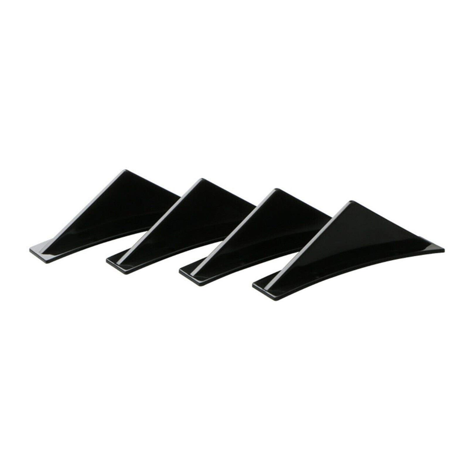 ZAPYVET 4 stücke Auto SUV Zurück Heckstoßstange Diffusor Fin Kit Spoiler Lippe Flügel Splitter Autospoilerverkleidung ZAPYVET 4 stücke Auto SUV Zurück Heckstoßstange Diffusor Fin Kit Spoiler Lippe Flügel Splitter Autospoilerverkleidung von ZAPYVET