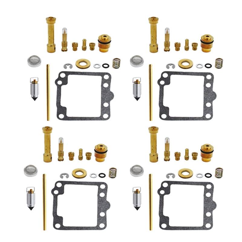 ZAPYVET 4 x Vergaser-Reparatur-Set, 81–83, GS650G, GS650GL, GS650G von ZAPYVET