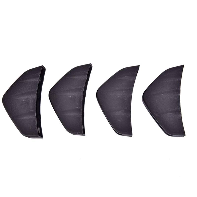 ZAPYVET 4Pcs Set Auto Hintere Stoßstange Lip Diffusor Fin 3 Flügel Spoiler Auto Zurück Bumpe Autospoilerverkleidung von ZAPYVET