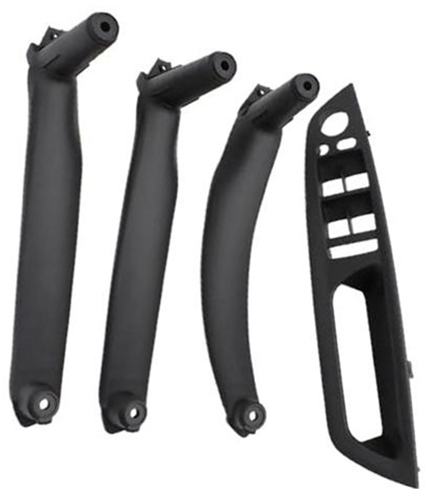 ZAPYVET 51416975791 LHD RHD Inner Fahrertür Fensterschalter Armlehnenabdeckung Zuggriff, for, X5 X6 E70 E71 E72 2007 2008 2009–2013 Auto-Innentürgriff(Black RHD 4pcs) von ZAPYVET
