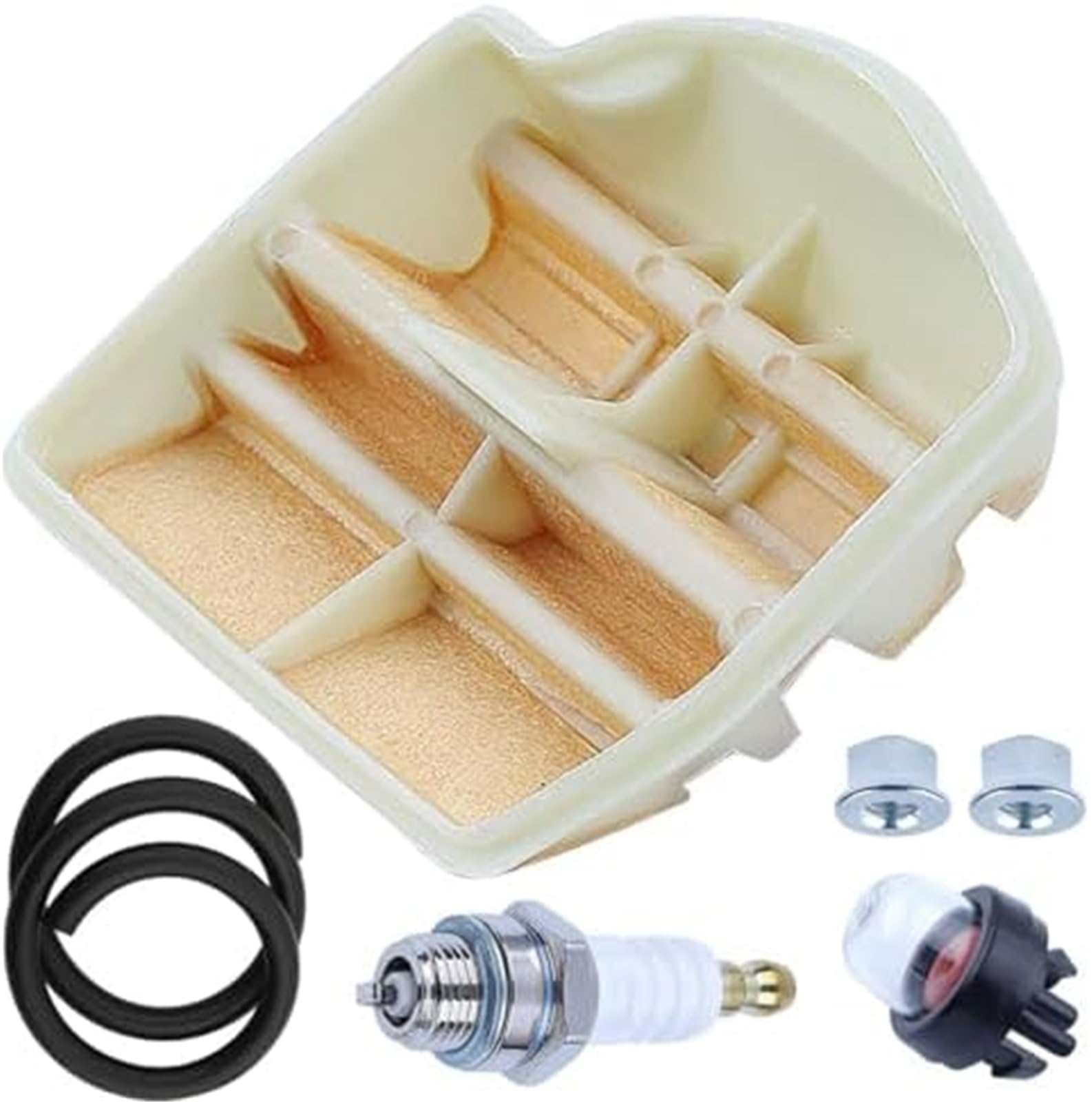 ZAPYVET 599333601 Luftfilter-Tune-Up-Kit for Husqvarna, 450 445 445e 450e Kettensäge 599333601 Luftfilter ersetzen, for 531309681 544080803 503443201 mit Kraftstoffleitung, Pumpenball, Zündkerzenmutte ZAPYVET 599333601 Luftfilter-Tune-Up-Kit for Husqvarna, 450 445 445e 450e Kettensäge 599333601 Luftfilter ersetzen, for 531309681 544080803 503443201 mit Kraftstoffleitung, Pumpenball, Zündkerzenmutte von ZAPYVET