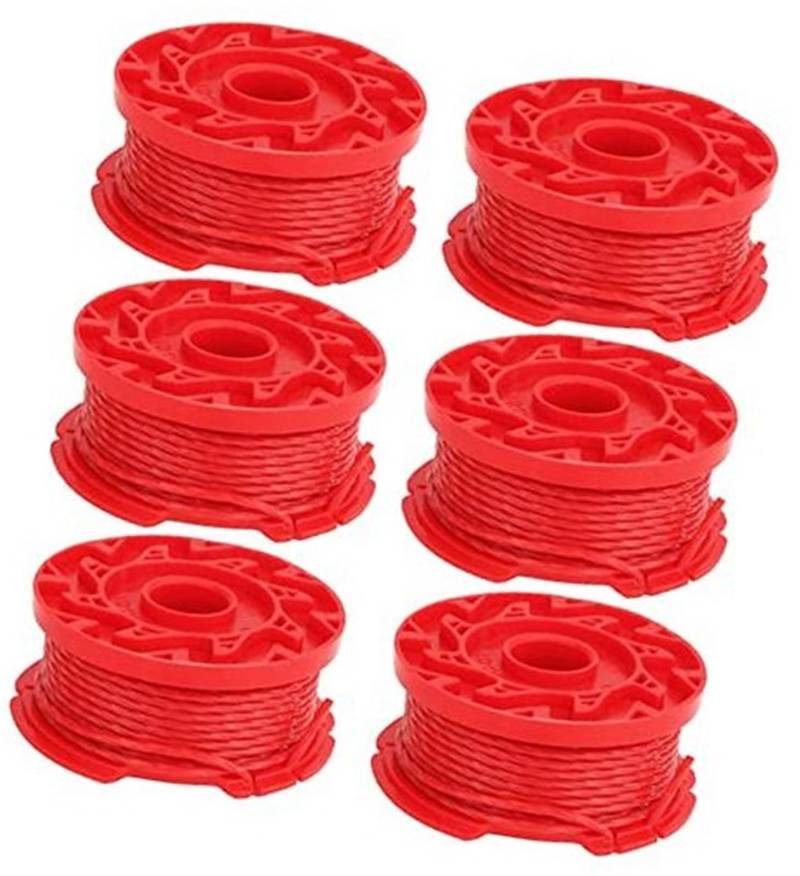 ZAPYVET 6 Stück CMZST0803 CMZST080 Fadenspulen-Ersatz for Rasentrimmer, for Craftsman CMCST910 CMCST910M CMCST910M1 Serie Weedwacker Rasenmäher-Fadentrimmer von ZAPYVET
