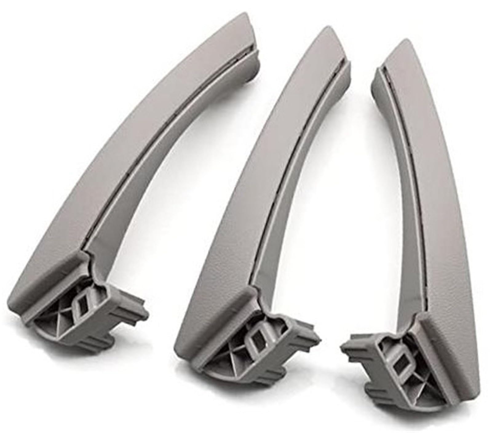 ZAPYVET 6 Stück LHD RHD Passagier-Innentürgriff-Abdeckungsverkleidung, for, 3er-Serie E90 E91 E92 316 318 320 325 328i 2004–2012 Auto-Innentürgriff(Gray) von ZAPYVET