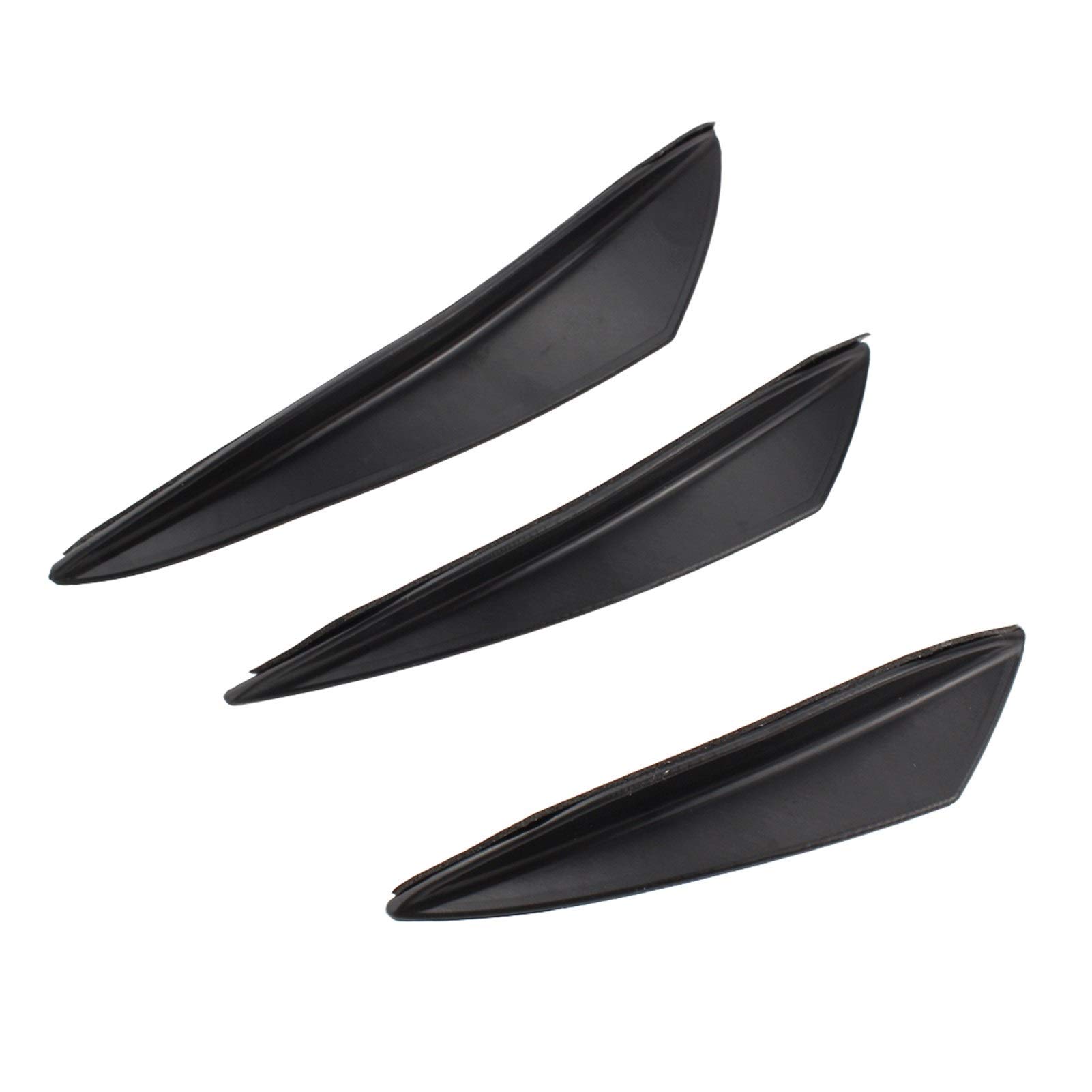 ZAPYVET 6 Teile/Satz Universal Frontstoßstange Lippe Diffusor Splitter Flossen Körper Spoiler Canards Valence Chin Auto Tuning Canard FD003 Autospoilerverkleidung ZAPYVET 6 Teile/Satz Universal Frontstoßstange Lippe Diffusor Splitter Flossen Körper Spoiler Canards Valence Chin Auto Tuning Canard FD003 Autospoilerverkleidung von ZAPYVET