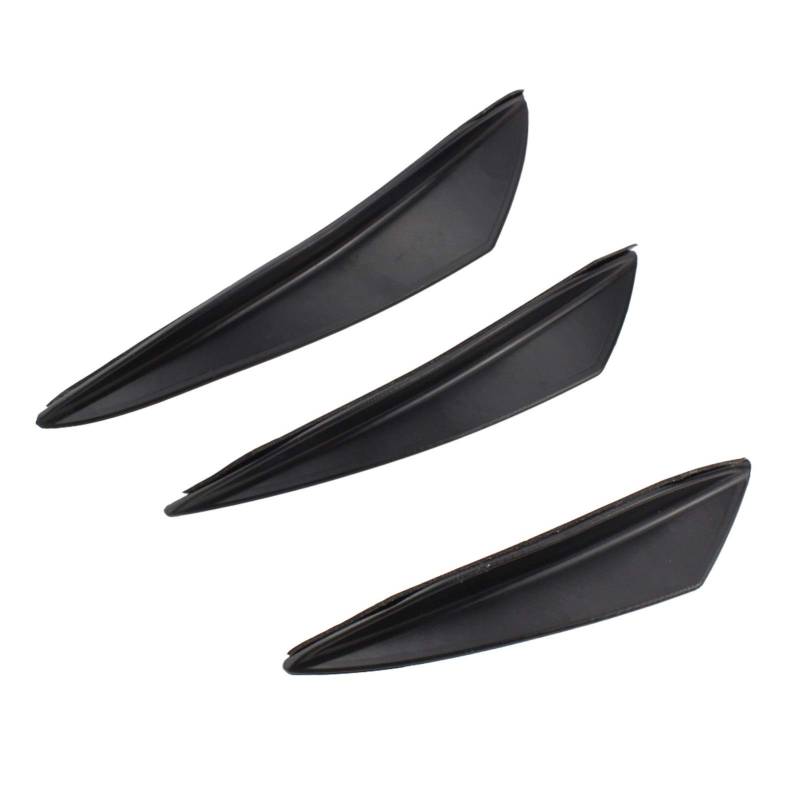 ZAPYVET 6 Teile/Satz Universal Frontstoßstange Lippe Diffusor Splitter Flossen Körper Spoiler Canards Valence Chin Auto Tuning Canard FD003 Autospoilerverkleidung von ZAPYVET