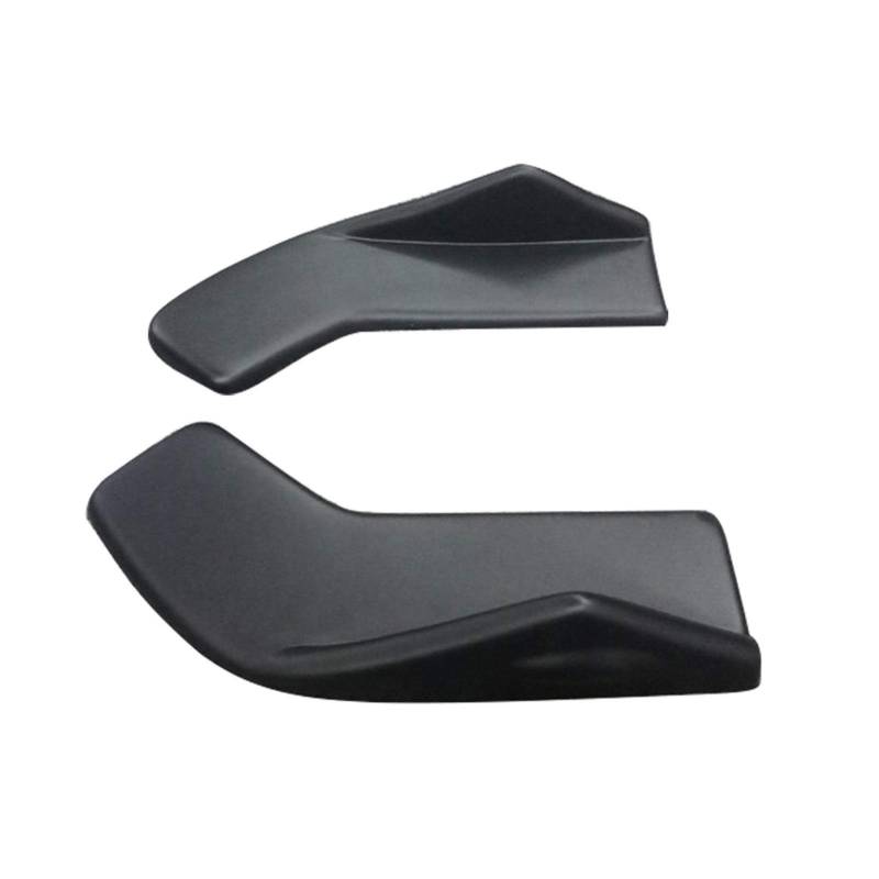 ZAPYVET ABS 2Pcs Universal Auto Bumper Spoiler Hinten Lip Canard Diffusor Vorne/Hinten Wrap Winkel Schaufel Dekorative Kratzer Autospoilerverkleidung von ZAPYVET