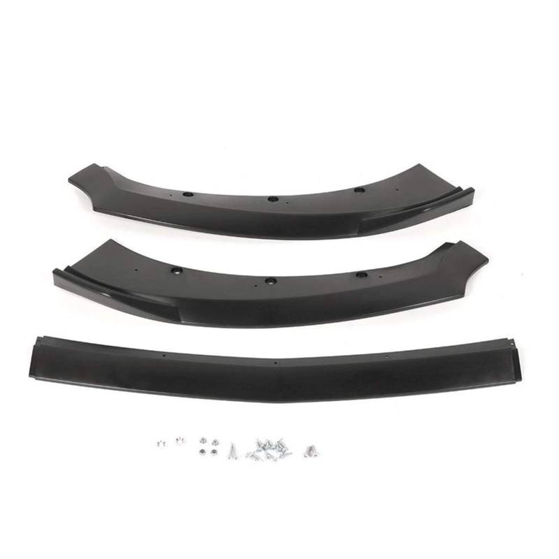 ZAPYVET ABS-Frontstoßstange unten Splitter Spoiler Diffusor 3-stufiger Frontschaufellippenschutz, for Ford, for Mustang, 2015 2016 2017-2018 Autospoilerverkleidung von ZAPYVET