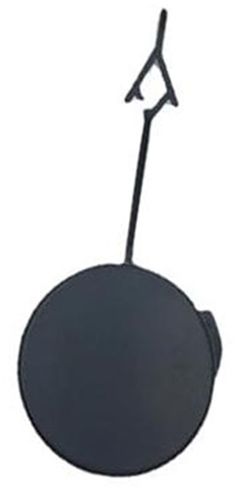 ZAPYVET Abschleppösenkappenabdeckungen for die vordere Stoßstange, for Porsche, for Cayenne, 2015 2016 2017 Abdeckung für Auto-Abschlepphaken(Black 1pcs Front Left LH) von ZAPYVET