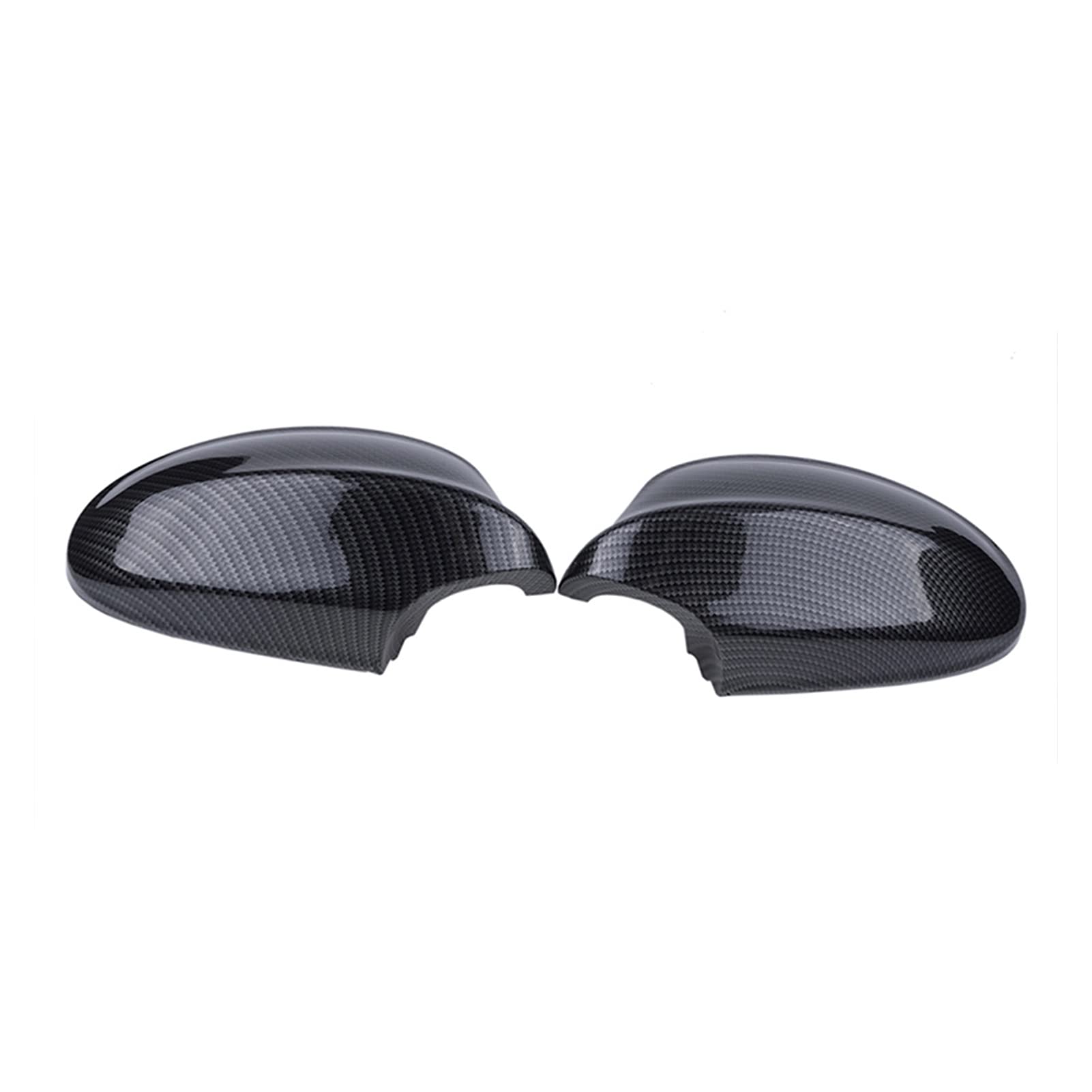 ZAPYVET Außenspiegelabdeckung Rückspiegelkappe Autozubehör Kohlefasermuster Schwarz, for, E90 E91 E81 E82 2005-2008 51167135097 51167135098 Autospiegelabdeckungen(Wing Mirror Cover1) von ZAPYVET