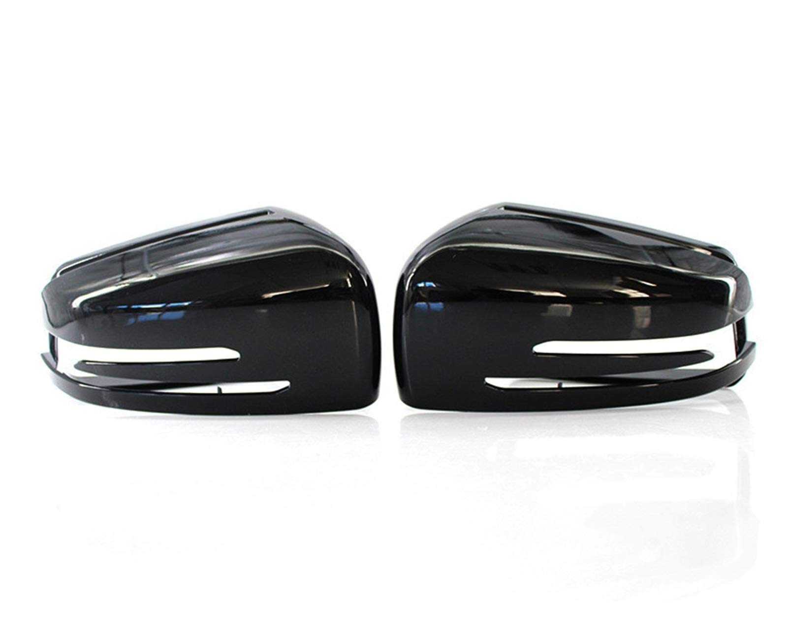 ZAPYVET Auto-Außenspiegel-Rückspiegel, schwarzes Gehäuse, LR, for, C-Klasse W176 W246 W204 W212 W221 CLS X156 C117 Autospiegelabdeckungen(Bright Black) von ZAPYVET