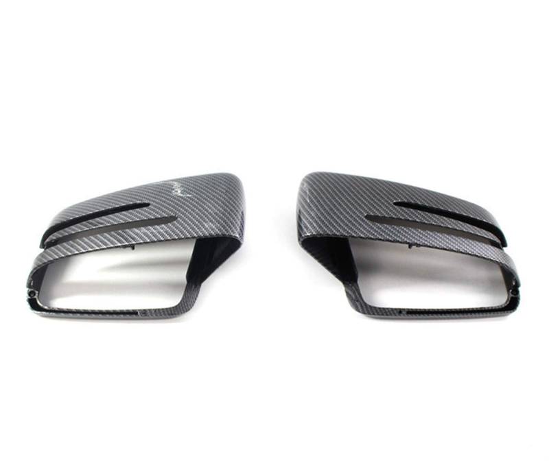 ZAPYVET Auto-Außenspiegel-Rückspiegel, schwarzes Gehäuse, LR, for, C-Klasse W176 W246 W204 W212 W221 CLS X156 C117 Autospiegelabdeckungen(Carbon Fiber Pattern) von ZAPYVET